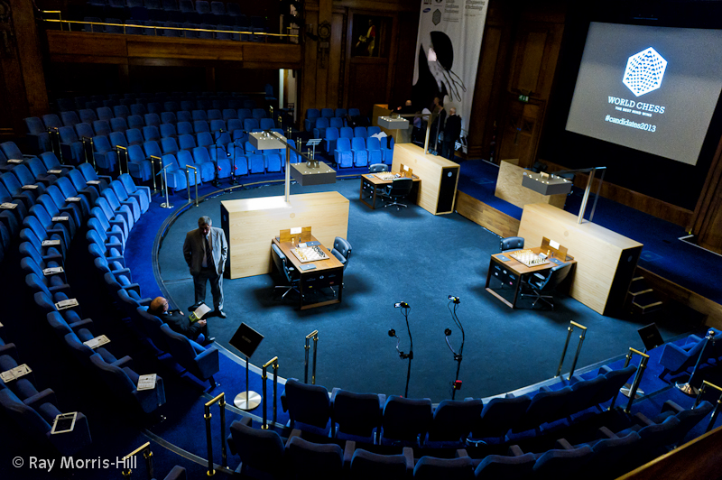 Salle de jeu du tournoi des candidats de Londres 2013